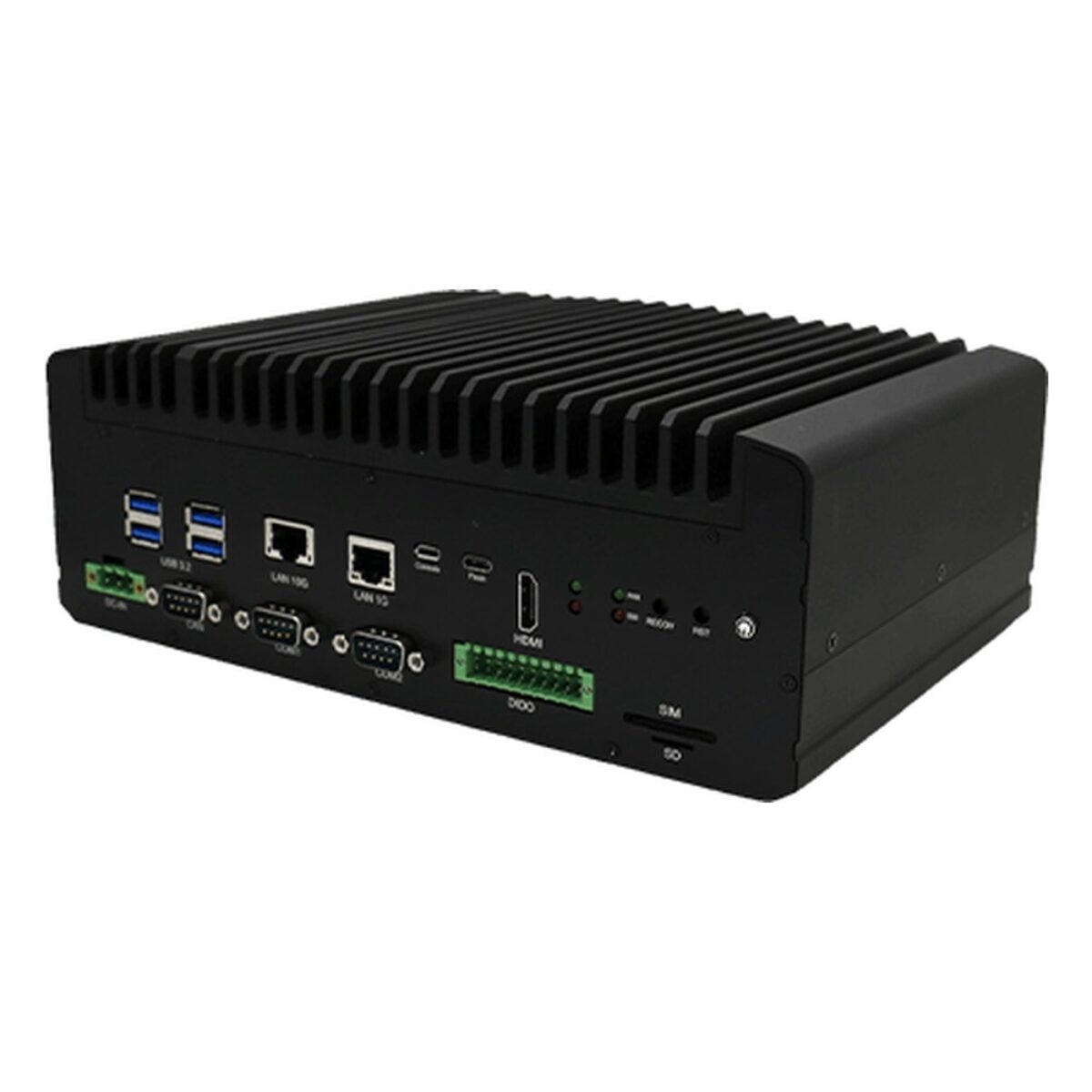 Winmate WNAI-E600 edge AI computer, angled view