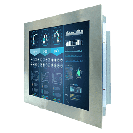 Winmate Stainless Panel Mount Monitors