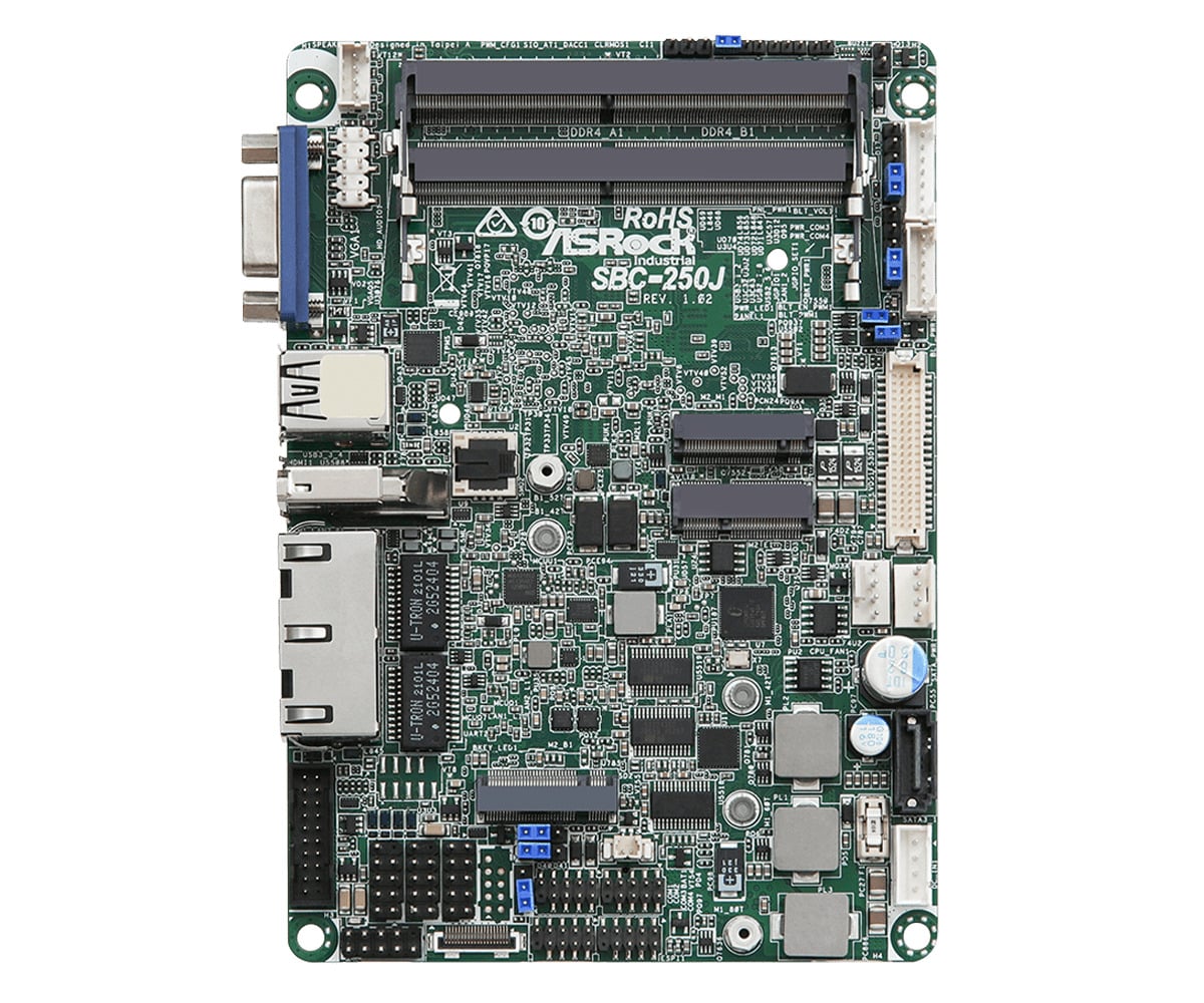 SBC-250 ASRock Industrial Elkhart Lake 3.5" SBCs